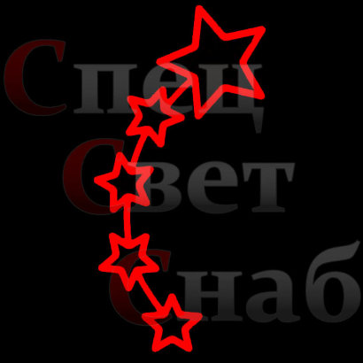 Светодиодная консоль "9 мая" Красная