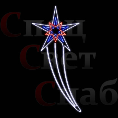 Световая консоль к 9 мая "Звезда" Триколор