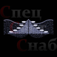 Светодиодная перетяжка "Весенняя капель" 4м x 1,3м  Акция