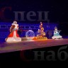 Световая уличная ель "Спираль с шарами". Высота 3 м. Тепло-белая 2